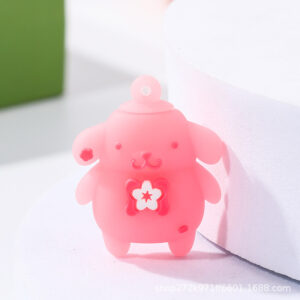 Pink pudding dog