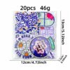 Wholesale Inspirational Iron-On Embroidered Patch, Purple English Graffiti Letters, Craft Supply for DIY Accessories