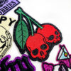 Wholesale Halloween Ghost Skull Embroidery Patches Decorative Iron-on Patches for Clothing Boutique Resale Accessory