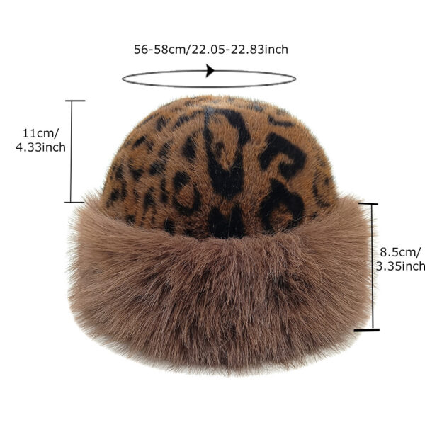 Wholesale Leopard Print Faux Fur Winter Hat with Ear Flaps for Women Resale Fashion Accessory