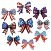 oly-551cad74f960447fb72bdc9bd1f68664 Wholesale US Flag Embroidered Bow Patch Decorative Accent for Fashion Accessory Boutique Resale