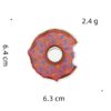 oly-5524b1d76b3ec372c6b5a9021c7bcfd5 Wholesale Polyester Donut Cloth Stickers Decorative Patches for Bags Clothes Everyday Use