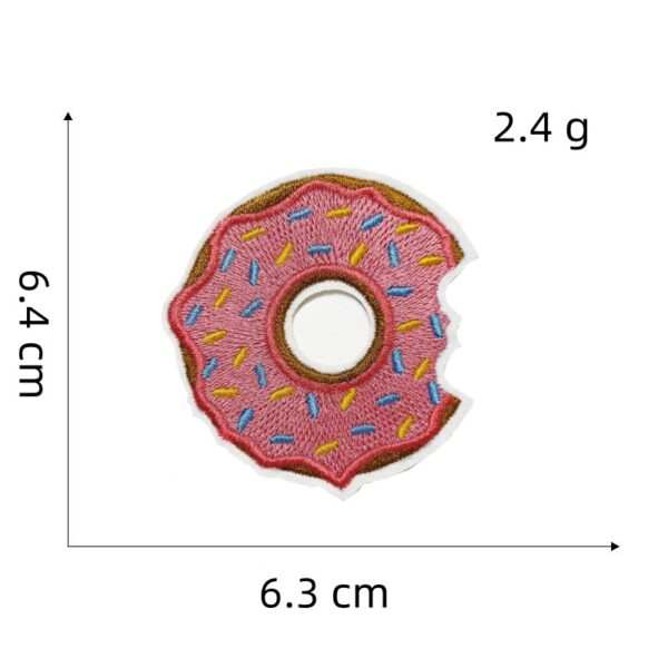 oly-5524b1d76b3ec372c6b5a9021c7bcfd5 Wholesale Polyester Donut Cloth Stickers Decorative Patches for Bags Clothes Everyday Use