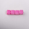 oly-553055b99cccafb40f4f500468413b06 Wholesale Electroplated Acrylic Black Plaid Mosaic Loose Beads for DIY Jewelry and Phone Chain Accessories