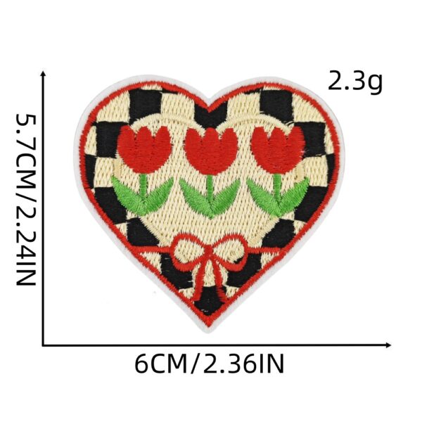 oly-55327dd223f404c31367ae2f52103fa2 Wholesale Polyester Embroidered Heart Patch Decorative Applique for Clothing
