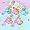 Wholesale Acrylic Keychain Quicksand Whale Bag Charm