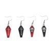 oly-554392ddcb36f7fffb2fd6f0b169fe3b Wholesale Retro Gothic Cross Skull Coffin Earrings Zinc Alloy Electroplating Party Wear Jewelry Accessory