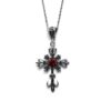 oly-55525d2b23f876fb20184c34710aa2f2 Wholesale Gothic Baroque Cross Pendant Necklace, Alloy Glass, Electroplated, Chic Gift Boutique Resale