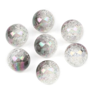Starry sky black / Half hole 16mm
