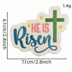 Green cartoon cloth sticker 1 #