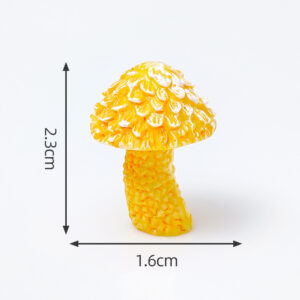 17#Small yellow mushroom / Food and play mushroom