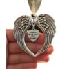 Wholesale Alloy Angel Wings Keychain European Style Memorial Ornament for Christmas Tree, Gift Resale Boutique