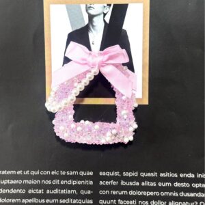 One pink bead