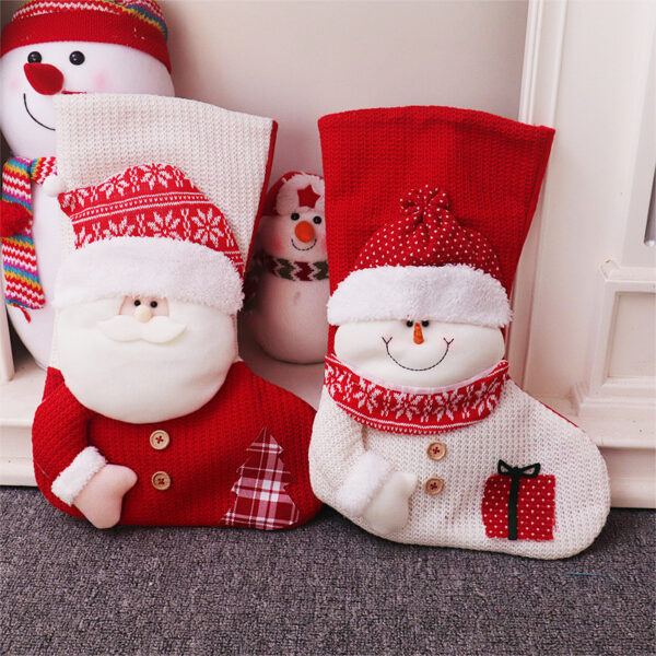 oly-55b2aa128074883106bd774842103a6f Wholesale Stylish Christmas Stocking Large Knit Santa Candy Gift Bag