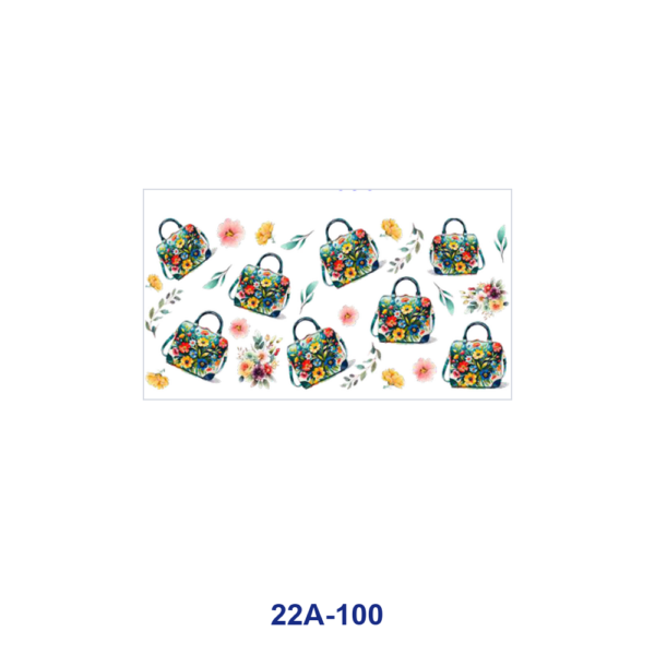oly-55c005b6dcf6b2d20f096d2c3ef942db Wholesale 5pcs Watercolor Floral Fashion Tote Bag Multi Color Daisy Wildflower Leaf Mixed Print 16oz Cup UV DTF Wraps OLY Exclusive