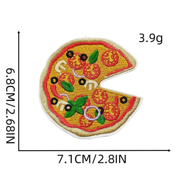 oly-55e2a2ee44ae3d393f5c02dee14187e2 Wholesale Boutique Pizza Embroidery Patch for Clothing Decorative Accessory