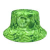 Wholesale Tie Dye Bucket Hat Green Sun Protection Unisex Outdoor Beach Hat for Resale