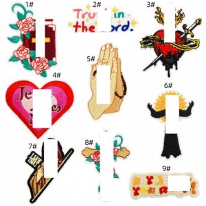 Cartoon patch set of 9