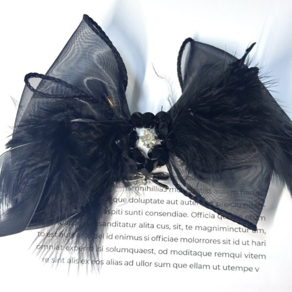 oly-560abe903131b5a5ae26cec5801c3855 Wholesale Hand-Knitted Feather Bow Tie Beads Chain DIY Fashion Accessory for Bag Charm or Phone Strap Perfect for Gift or Resale
