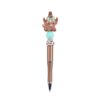 oly-5616289835c4a6311c141d6bb28d58a2 Wholesale Fashion Beaded Pen with Colorful Plastic and Silicone Beads DIY Craft Pen for Office Decor or Gift