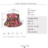 oly-561c6010a39e2de940344fd30407dc6d Wholesale Printed Fisherman Hat Wide Brim Flat Top Sun Protection Bucket Hat for Women Outdoor Travel Casual Summer Wear Gift