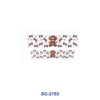 Wholesale 8pcs Mixed Cartoon Cowgirl Cute Girl Music Note Print 3oz Cup Stickers Wrap