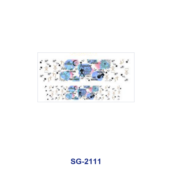 oly-563552a413983e550561791a160f3d50 Wholesale 8pcs Mixed Zodiac Horoscope Astrology Print 3oz Cup Stickers Wrap