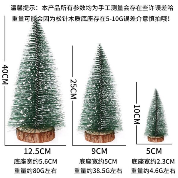 oly-564d6ad2e7b3b0ff49672b43639fc84a Wholesale DIY Snow-Covered Christmas Tree Desktop Decoration for Home Decor