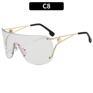 C8-gold frame powder film white tablets