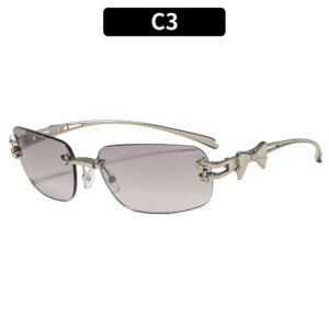C3-silver frame double gray piece