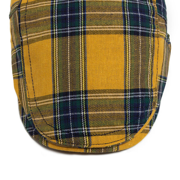 Wholesale Vintage Plaid Beret Hat Adjustable, Breathable Summer Cap, Fashion Accessory for Party or Daily Use