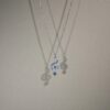 Wholesale Trendy Rhinestone Music Note Necklace Layering Jewelry Fashion Accessory for Resale