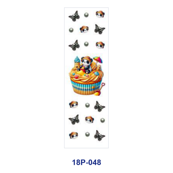 Wholesale 2/8/16pcs UV DTF Stickers Cupcake Mermaid Butterfly Print Pen and Bookmark Stickers