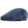 Wholesale Vintage Washed Wine Red Cotton Cap Summer Sunscreen Hat Fashion Accessory