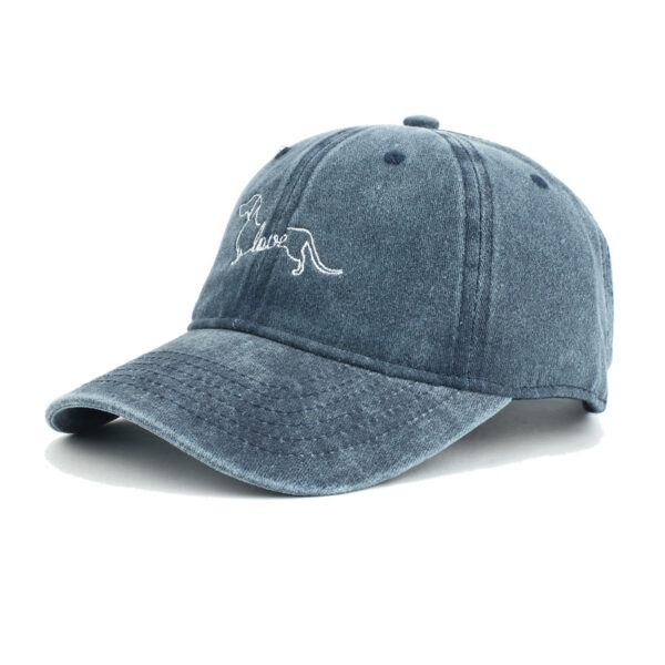 oly-569b3971502345262d4155a44556a686 Wholesale Trendy Embroidered Baseball Cap Black Sunscreen Unisex Fashion Accessory