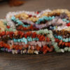 Wholesale Handmade Crystal Chip Necklace with 18k Gold Pendant Fashion Jewelry Accessory for Boutique Resale