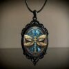oly-56c078ced4d9be45dee0015183d4977c Wholesale Zinc Alloy Halloween Necklace Pendant Vintage Witch Life Tree Design Jewelry Accessory