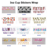 oly-56c2dc2e4a17b594c071c5f995afbcaa Wholesale 8pcs Cute Aesthetic Cartoon 3oz Cup Stickers Wrap OLY Exclusive