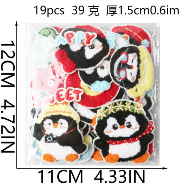 oly-56d9b9c3dfa3c66d0fbf7ff571aa6247 Wholesale Chic Bathing Penguin Embroidery Patch Iron-On for Clothing and Bags
