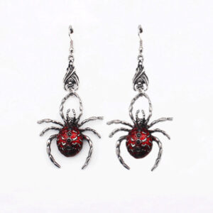 Wholesale Trendy Spider Earrings Halloween Novelty Jewelry Zinc Alloy Fashion Accessory for Party Wear