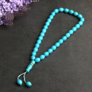 Wholesale Islamic Style Turquoise Bead Bracelet 33 Beads Wedding Jewelry Accessory