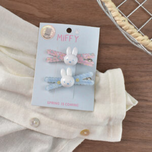 8# pink/blue floral fork-2cps