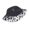 Wholesale Cow Pattern Double Sided Fisherman Hat Sun Hat for Casual Outdoor Use