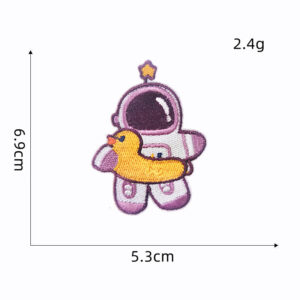 Astronaut cloth stickers-14#* Hot Melt Adhesive cloth stickers