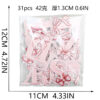 oly-571e3de134044b6e5592d33276bb0914 Wholesale Chic Pink Bow Embroidery Iron-On Patches 26 Pieces for Clothing Gift Set