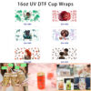 oly-57213ad4c9c0929aca66ab64947e4a53 Wholesale 5pcs Fresh Summer Vintage Mermaid Jellyfish Turtle Seashell Diamond Rose Fashion Woman Lipstick High Heel Mixed Decor Prints 16oz Cup UV DTF Wraps