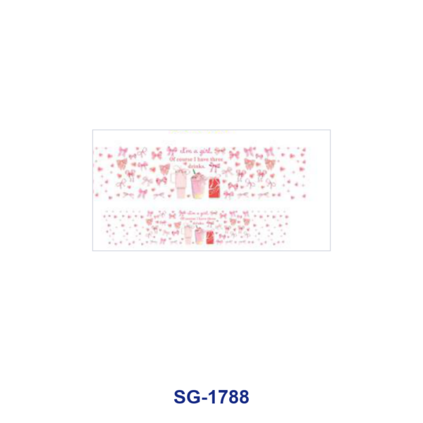 oly-5722e8f9615515d4af9c54fa7b5d97bf Wholesale 8pcs Fashion Bow Pattern 3oz Cup Stickers Wrap OLY Exclusive