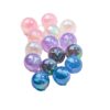 oly-573e0675e018665bdcdf5f08ab259d99 Wholesale Acrylic Electroplated Round Loose Beads with Fine Shimmer Blue for DIY Jewelry and Craft Projects