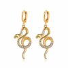 oly-5749135c91a3b7af9310d2d4bb33d5a5 Wholesale Silver Snake Design Long Drop Earrings Trendy Jewelry Accessory for Boutique Resale