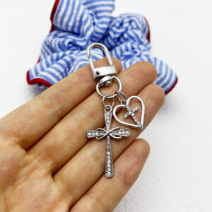 Silver love cross